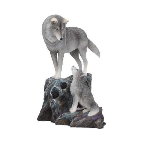 Guidance Ornament Wolf and Pup Figurine by Lisa Parker Default Title - Figurines Medium (15-29cm) at Gift Moments