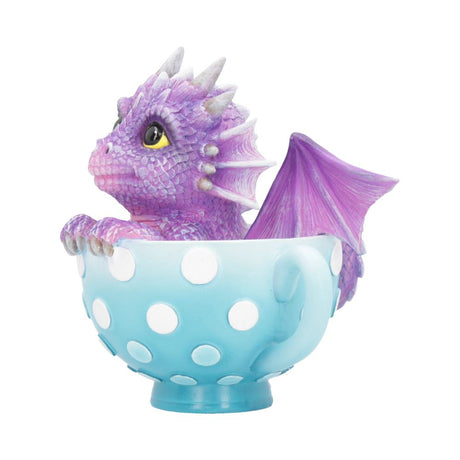 Cutieling Figurine Cute Dragon in a Teacup Ornament - Figurines Small (Under 15cm) at Gift Moments