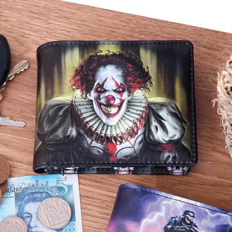 James Ryman Evil Clown Wallet Gothic Horror Scary Purse - Wallets at Gift Moments