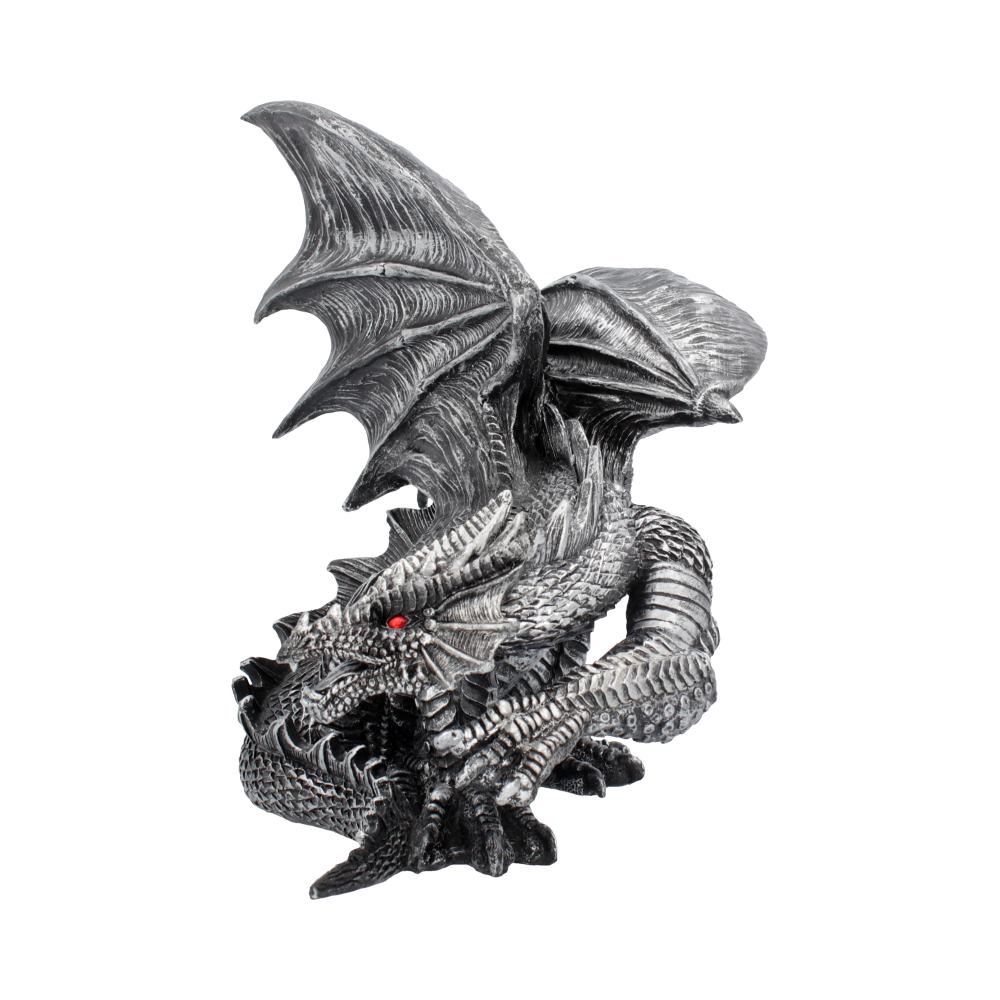 Obsidian Dragon Figurine 25cm - Figurines Medium (15-29cm) at Gift Moments