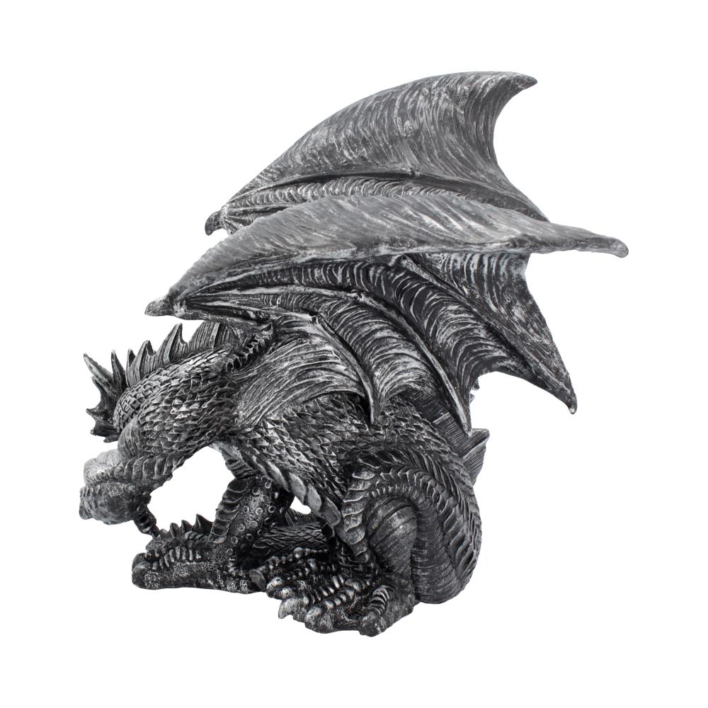 Obsidian Dragon Figurine 25cm - Figurines Medium (15-29cm) at Gift Moments