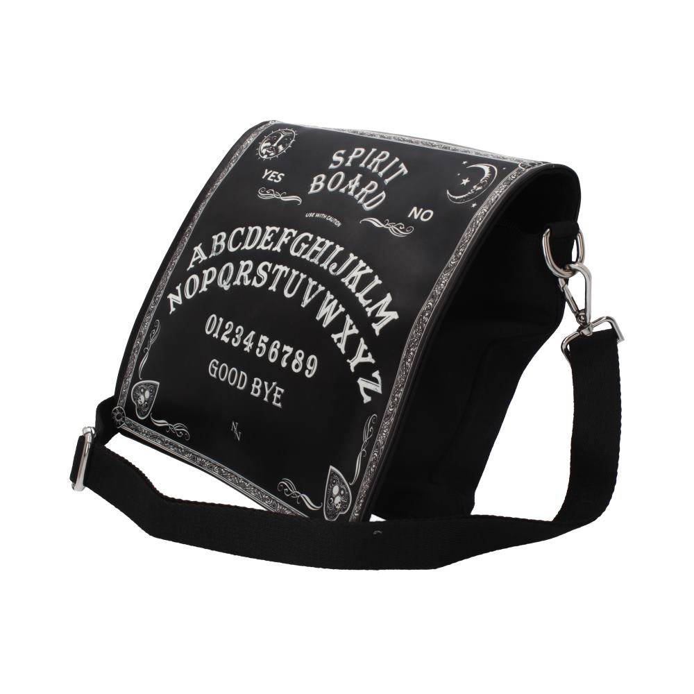 Spirit Board Embossed Shoulder Tablet Bag Black 25cm - Bags at Gift Moments