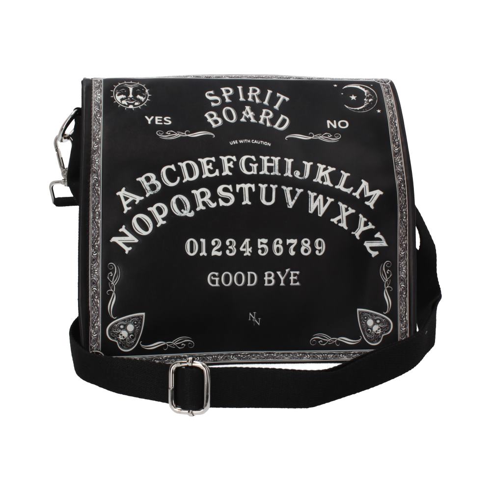 Spirit Board Embossed Shoulder Tablet Bag Black 25cm Default Title - Bags at Gift Moments