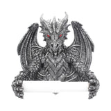 Obsidian Menacing Gothic Dragon Toilet Roll Holder Default Title - Toilet Roll Holders at Gift Moments