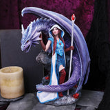 Dragon Mage by Anne Stokes 24cm Dragon Figurine - Figurines Medium (15-29cm) at Gift Moments