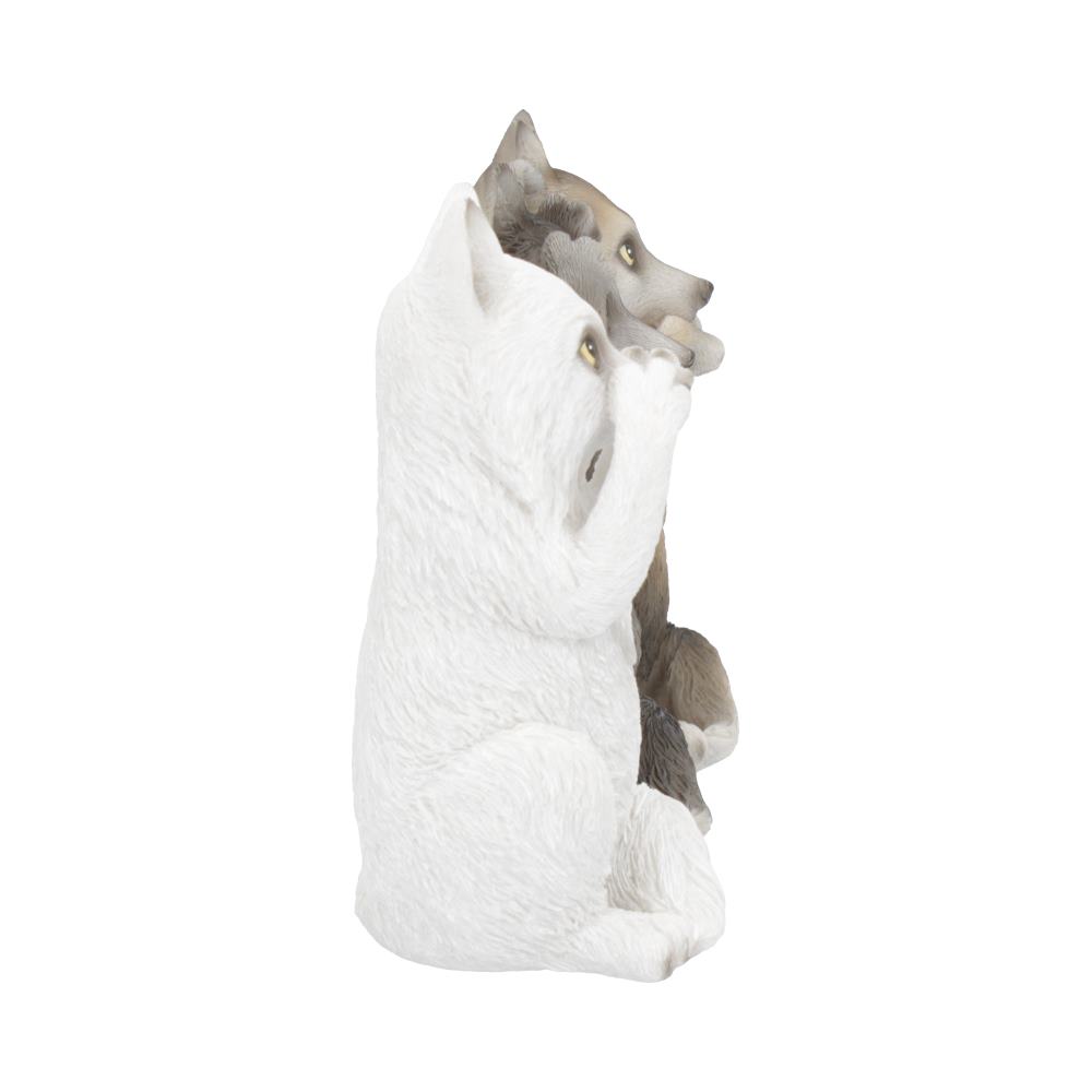 Three Wise Wolves Figurines 10cm - Figurines Small (Under 15cm) at Gift Moments