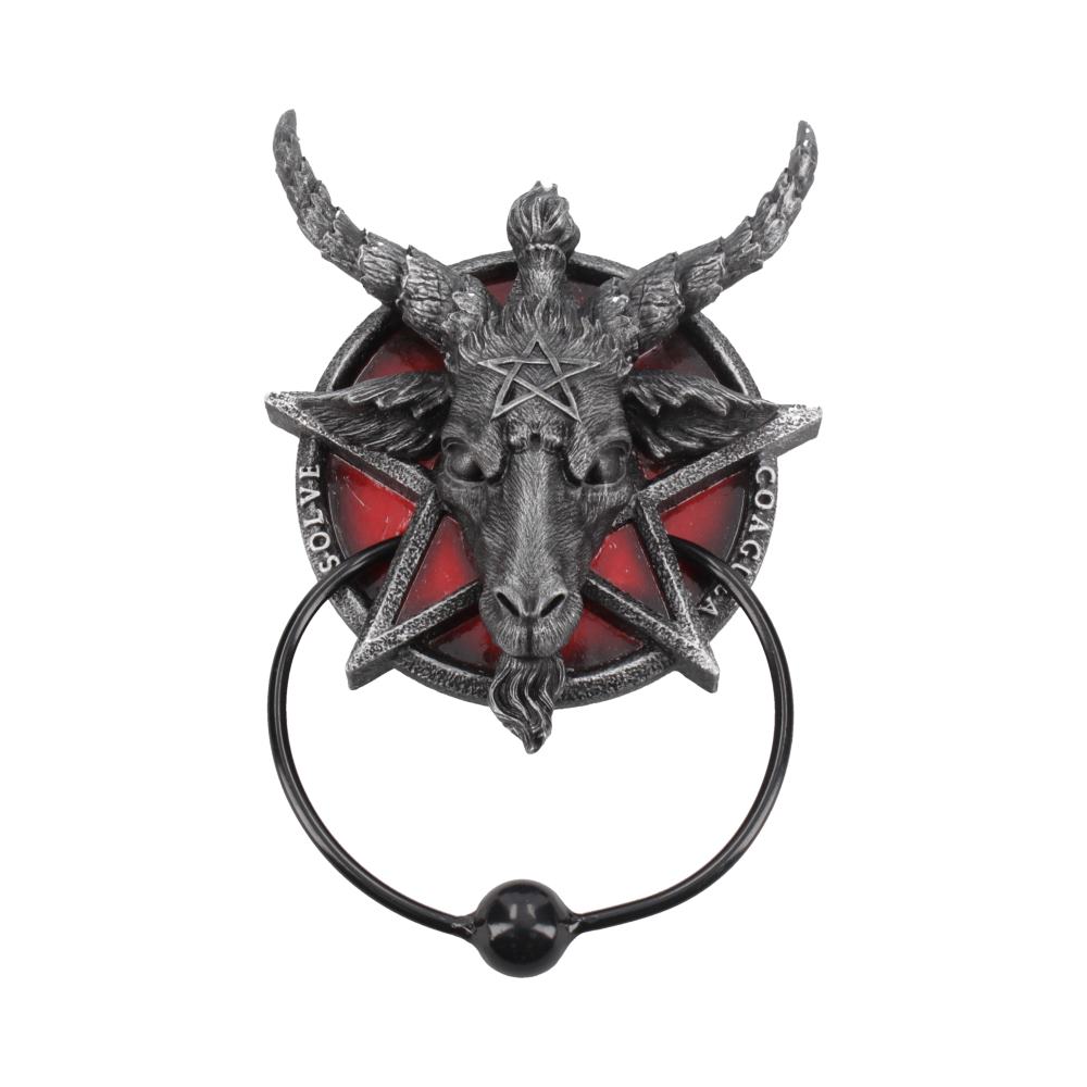 Baphomet Sabatic Goat Diety Door Knocker 20.5cm Default Title - Door Knockers at Gift Moments