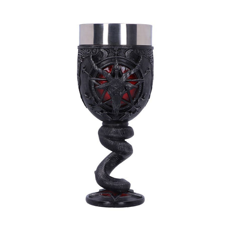 Baphomet Sabbatic Goat Diety Goblet 16cm Default Title - Goblets & Chalices at Gift Moments