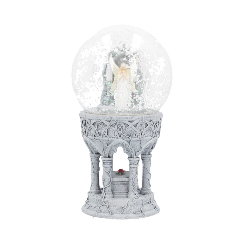 Only Love Remains Angelic Snowglobe Anne Stokes 18.5cm Default Title - Snow Globes at Gift Moments