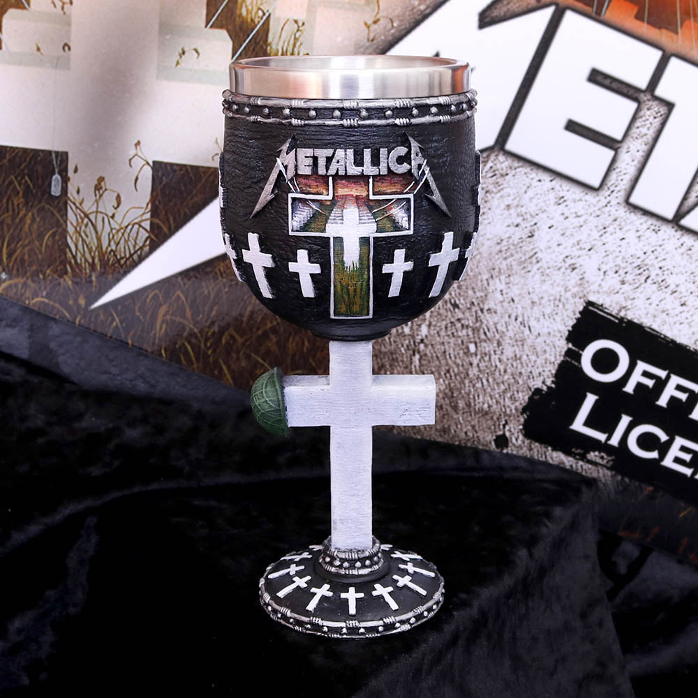 Metallica Master of Puppets Goblet Album Wine Glass - Goblets & Chalices at Gift Moments