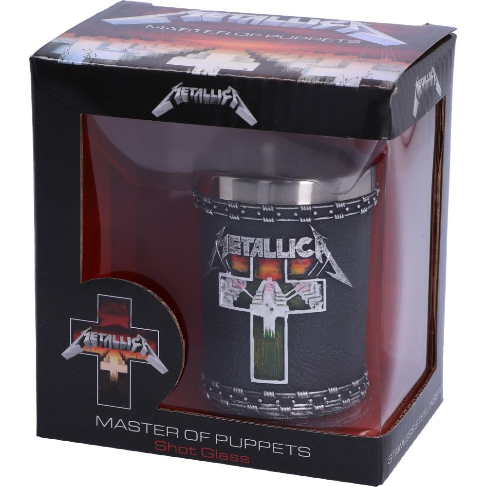 Metallica Master of Puppets Shot Glass - Shot Glasses at Gift Moments