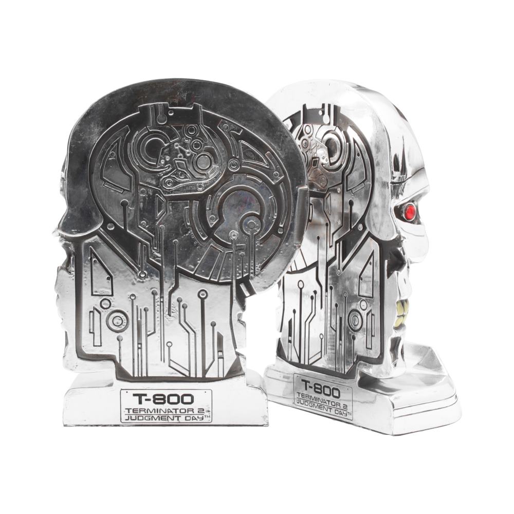 T-800 Terminator 2 Judgement Day T2 Head Bookends - Bookends at Gift Moments