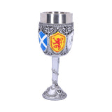 Goblet of the Brave Scottish Shield Glass - Goblets & Chalices at Gift Moments