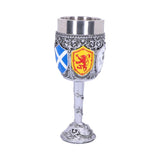 Goblet of the Brave Scottish Shield Glass - Goblets & Chalices at Gift Moments