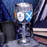 Goblet of the Brave Scottish Shield Glass - Goblets & Chalices at Gift Moments