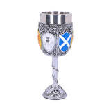 Goblet of the Brave Scottish Shield Glass Default Title - Goblets & Chalices at Gift Moments