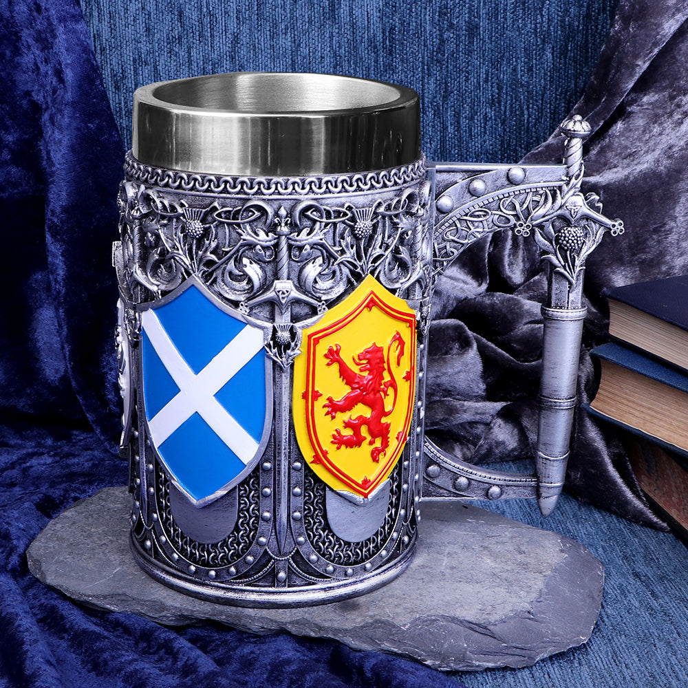 Tankard of the Brave Scottish Shield Mug - Tankards at Gift Moments