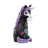 Sugarcorn Black Day of the Dead Skeleton Unicorn Figurine - Figures & Collectables at Gift Moments