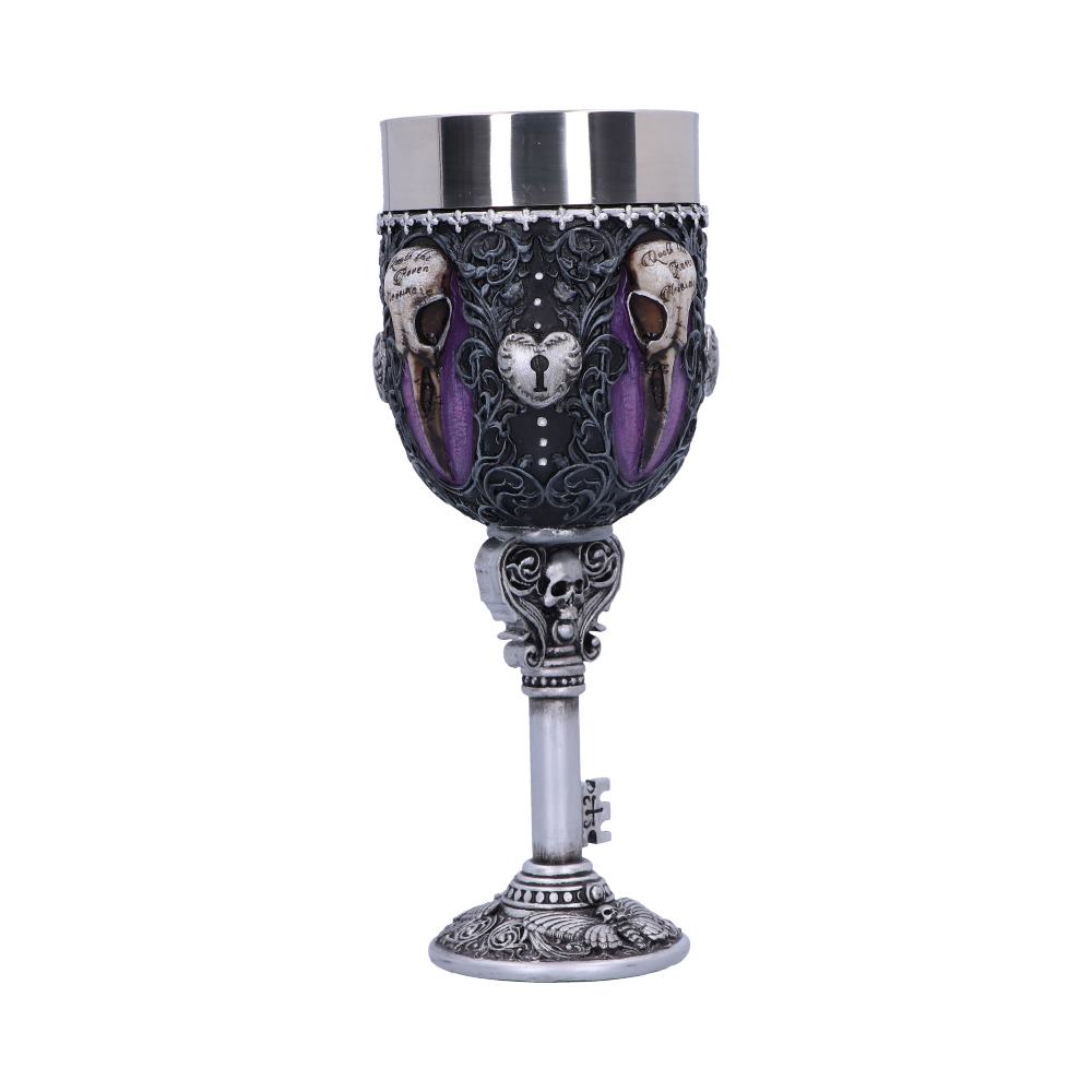 Edgar Allen Poe Nevermore Raven Goblet - Goblets & Chalices at Gift Moments