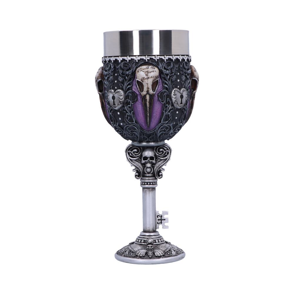 Edgar Allen Poe Nevermore Raven Goblet Default Title - Goblets & Chalices at Gift Moments