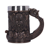 Bronze Drakkar Dragon Boat Viking Tankard Default Title - Tankards at Gift Moments