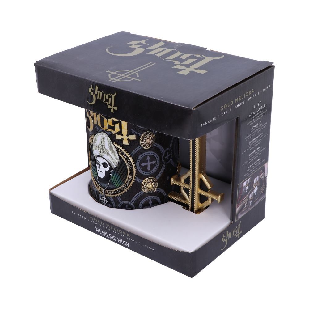 Ghost Papa Emeritus III Gold Tankard - Tankards at Gift Moments