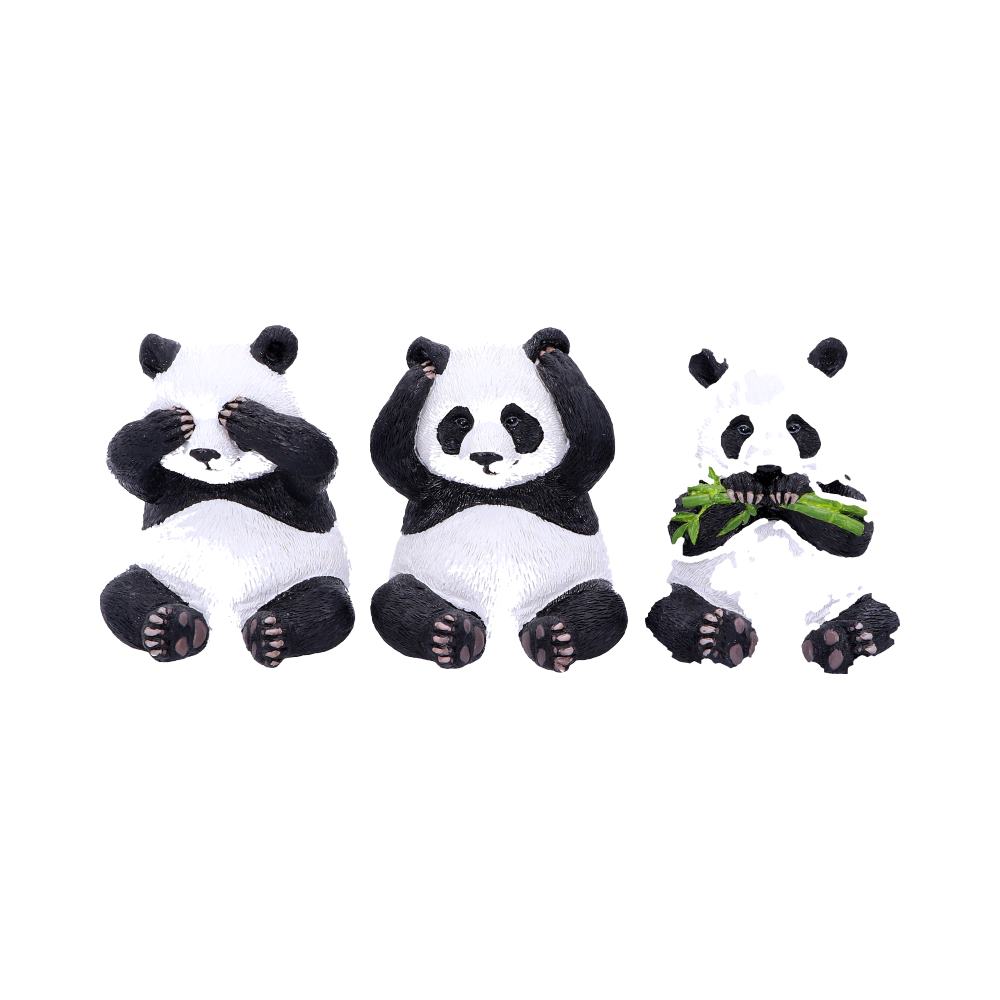 Three Wise Pandas Bear Ornaments - Figures & Collectables at Gift Moments