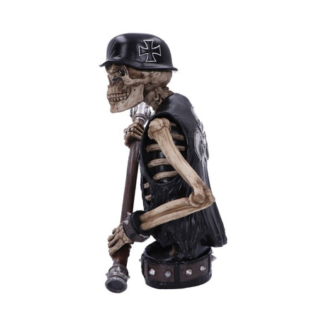 James Ryman Ride Out Of Hell Biker Skeleton Bust Ornament - Figures & Collectables at Gift Moments