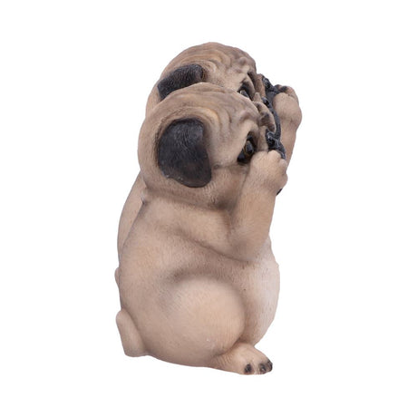 Three Wise Pugs Dog Ornaments - Figures & Collectables at Gift Moments