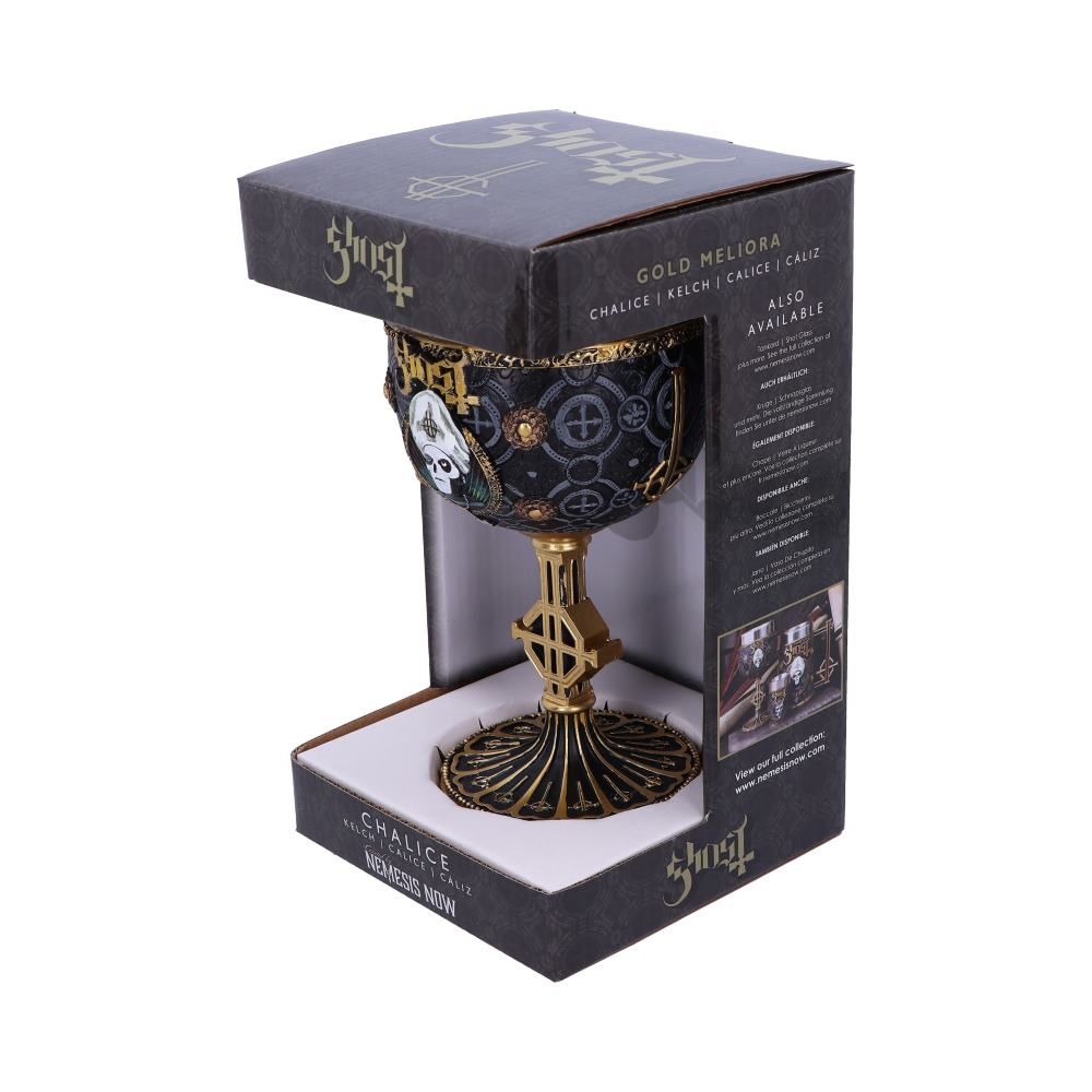 Ghost Papa Emeritus III Gold Goblet: 8 - Goblets & Chalices By Ghost