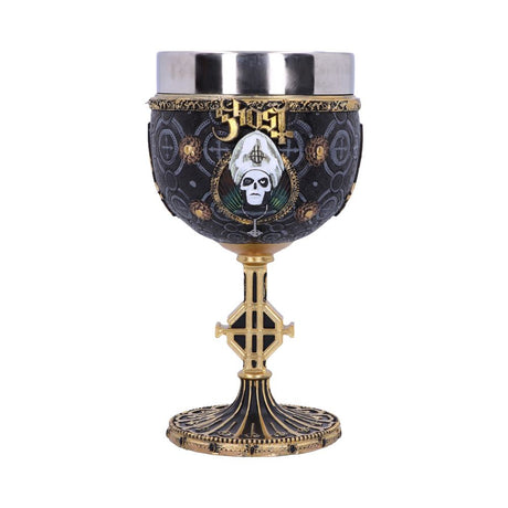 Licensed Ghost Papa Emeritus III Gold Goblet Default Title - Goblets & Chalices at Gift Moments