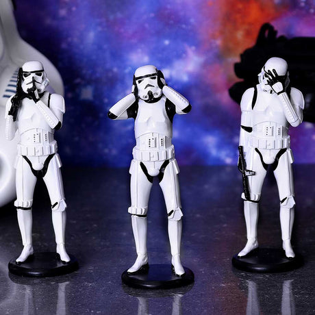 Original Stormtrooper Three Wise Troopers Figurines - Figures & Collectables at Gift Moments