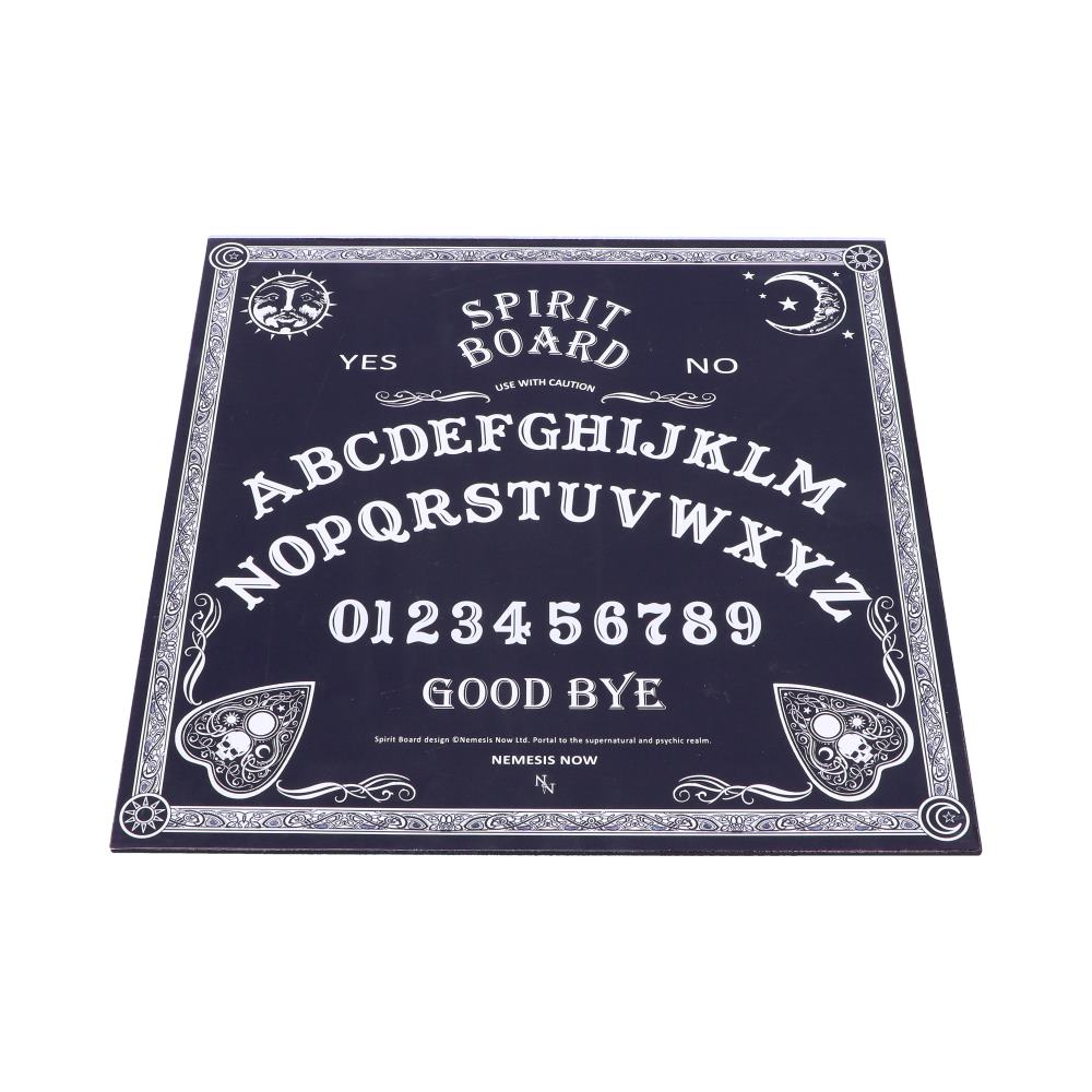 Black and White Spirit Board with Planchette - Ouija & Spirit Boards at Gift Moments