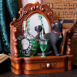 Lisa Parker Absinthe Cat and Green Fairy Figurine - Figures & Collectables at Gift Moments