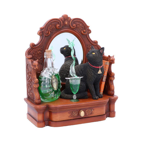 Lisa Parker Absinthe Cat and Green Fairy Figurine Default Title - Figures & Collectables at Gift Moments