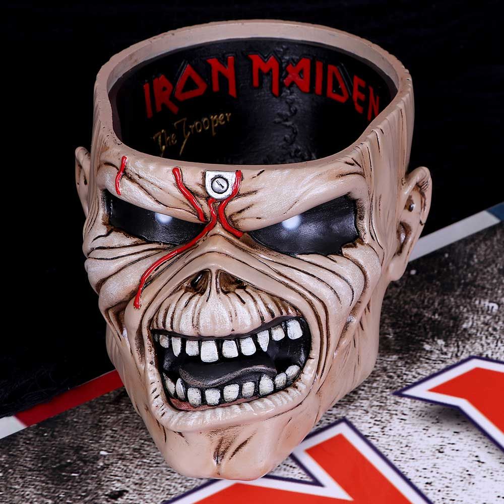 Iron Maiden Eddie The Trooper Head Trinket Box - Trinket Boxes at Gift Moments