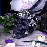 Black and White Traditional, Tribal Tattoo Fund Skull - Money Boxes at Gift Moments