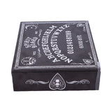 Black and White Spirit Board and Planchette Jewellery Storage Box with Mirror - Boxes at Gift Moments