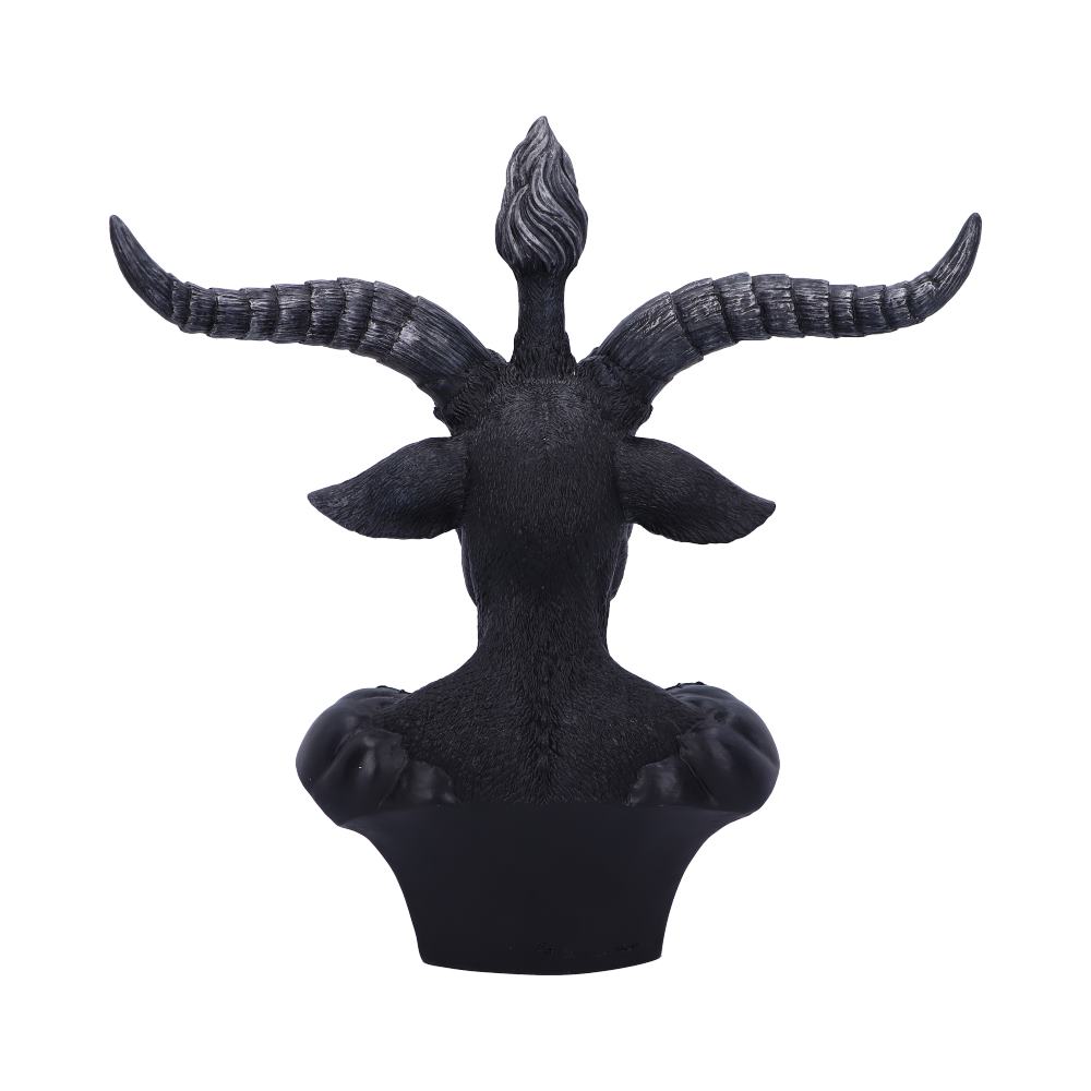 Celestial Black and Silver Baphomet Bust - Figures & Collectables at Gift Moments