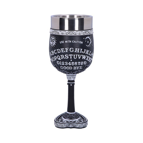 Black and White Spirit Board Goblet Glass Default Title - Goblets & Chalices at Gift Moments