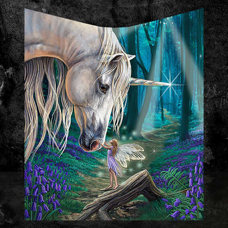 Lisa Parker Fairy Whispers Unicorn Throw Blanket - Throws at Gift Moments