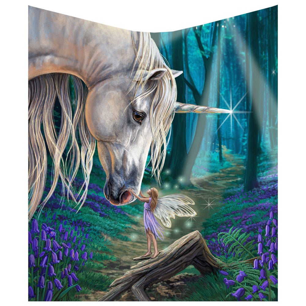 Lisa Parker Fairy Whispers Unicorn Throw Blanket Default Title - Throws at Gift Moments