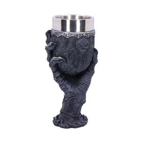 Baphomet's Grasp Horror Hand Goblet Glass - Goblets & Chalices at Gift Moments