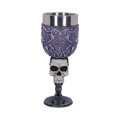 Deaths Desire Twin Skull Heart Set of Two Goblets - Goblets & Chalices at Gift Moments