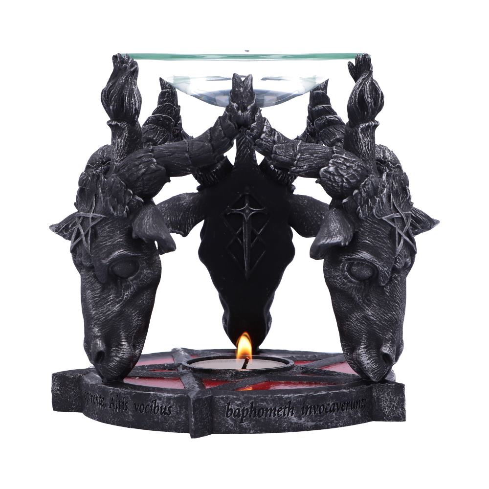 Occult Baphomet Head Oil Burner - Oil Burner at Gift Moments