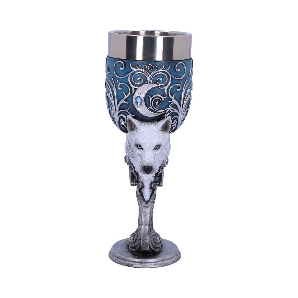 Wild at Heart Twin Wolf Heart Set of Two Goblets - Goblets & Chalices at Gift Moments