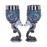 Wild at Heart Twin Wolf Heart Set of Two Goblets Default Title - Goblets & Chalices at Gift Moments