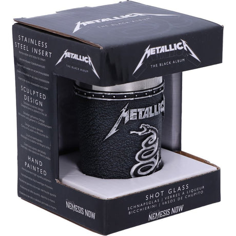 Metallica Black Album Shot Glass - Shot Glasses at Gift Moments