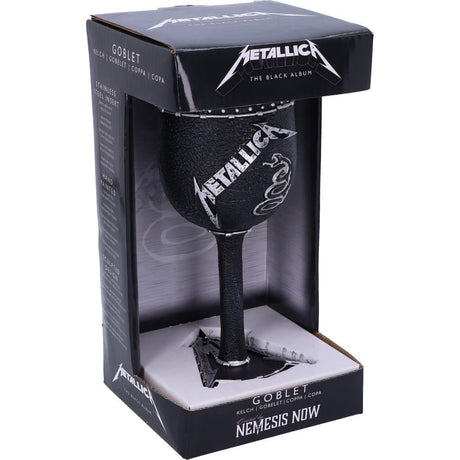 Metallica Black Album Goblet Wine Glass - Goblets & Chalices at Gift Moments