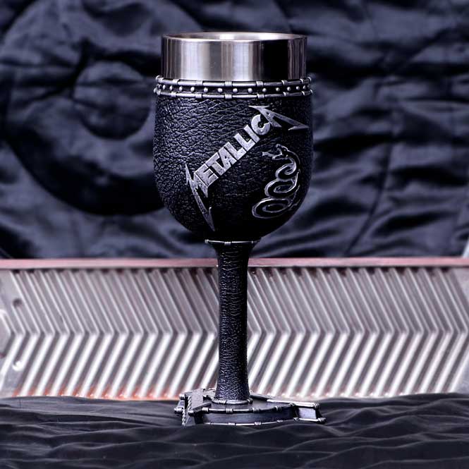 Metallica Black Album Goblet Wine Glass - Goblets & Chalices at Gift Moments